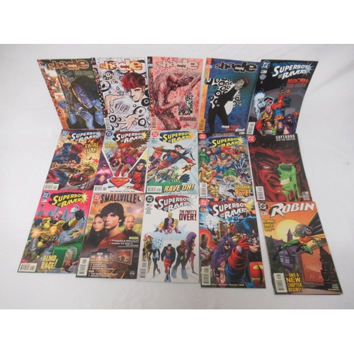 538 - DC Comics - mixed collection of DC comics to inc. Teen Titans, Steel, Robin, Superboy and the Ravers... 