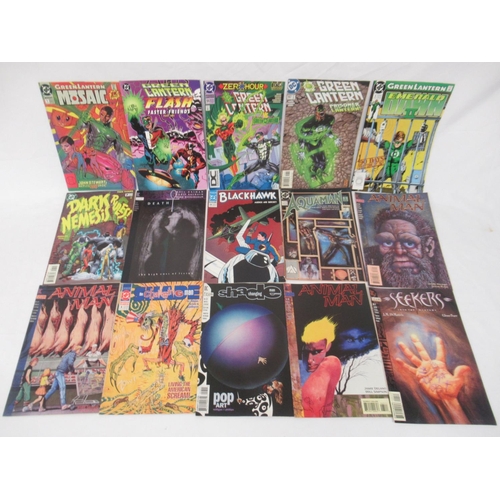 538 - DC Comics - mixed collection of DC comics to inc. Teen Titans, Steel, Robin, Superboy and the Ravers... 