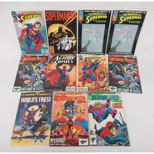 538 - DC Comics - mixed collection of DC comics to inc. Teen Titans, Steel, Robin, Superboy and the Ravers... 