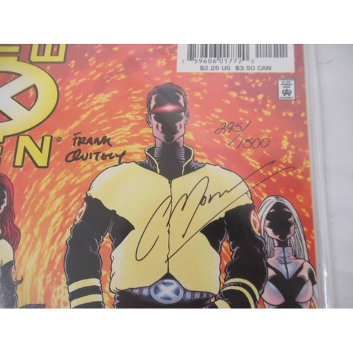 540 - Marvel comics X-Men - X-Men #25 signed by Andy Kubert Limited Edition 4666/7500, X-Men Chromium Clas... 