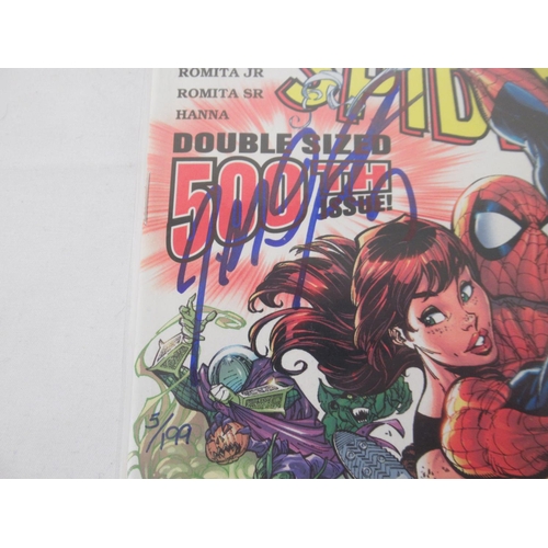 547 - Marvel Comics Spiderman - Amazing Spider-Man 500 signed by J. Michael Straczynski Limited Edition 00... 