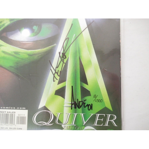 536 - DC Comics - Orion #1 signed by Walter Simonson Limited Edition 0065/1500, Green Lantern 3-D #1 signe... 