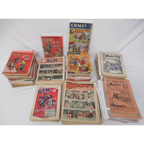 586 - Mixed collection of Children's comics to inc. Comet, Sun, The Magnet & The Gem (qty.)

Shipping £48.... 