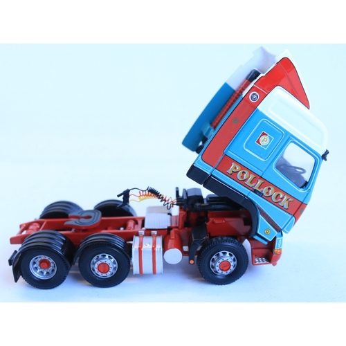 95 - Corgi 1/50 scale diecast limited edition CC99130 Pollock (Scotrans) 3 tractor unit and curtainside t... 