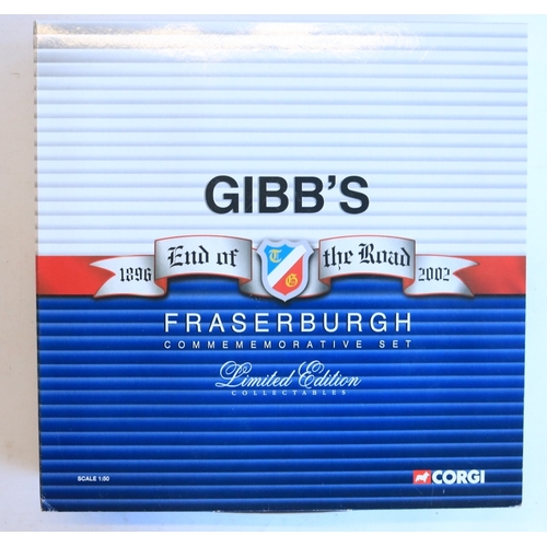 96 - Corgi 1/50 scale diecast limited edition CC99125 Gibbs Of Fraserburgh 'End Of The Road' 3 tractor un... 