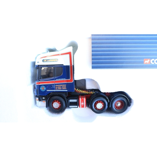 96 - Corgi 1/50 scale diecast limited edition CC99125 Gibbs Of Fraserburgh 'End Of The Road' 3 tractor un... 