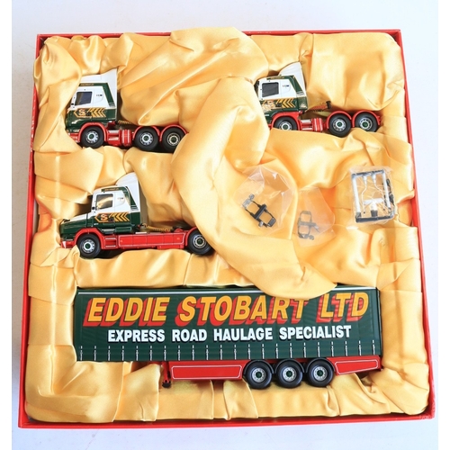 97 - Corgi 1/50 scale diecast limited edition CC99155 Eddie Stobart 3 Scania tractor unit and curtainside... 