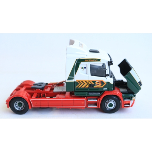 97 - Corgi 1/50 scale diecast limited edition CC99155 Eddie Stobart 3 Scania tractor unit and curtainside... 