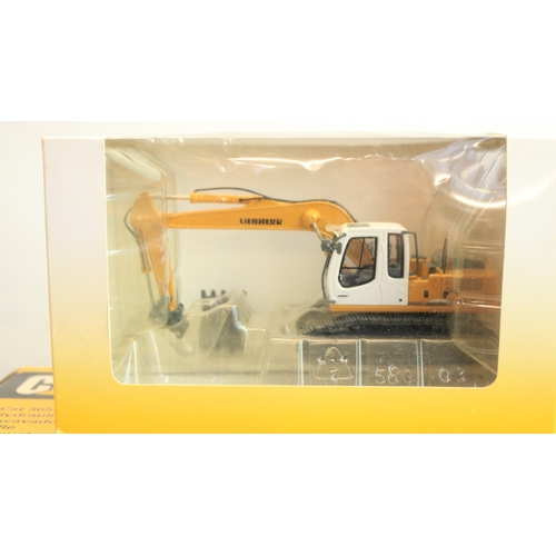 99 - Collection of 1/50 scale diecast plant machinery models from Norscott to include 2x CAT 365 B L Exca... 