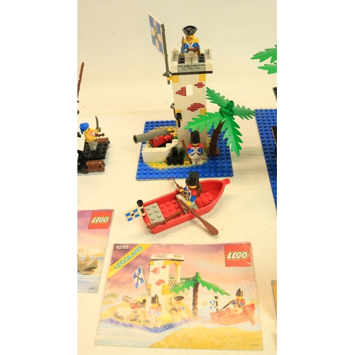 429 - Six built up excellent condition Lego Pirates sets, all with original instructions to include 6270 F... 