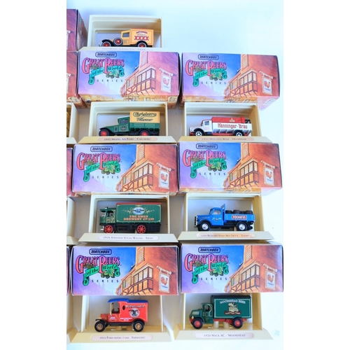 102 - Collection of Matchbox Models Of Yesteryear 'Great Beers Of The World' series diecast model van to i... 