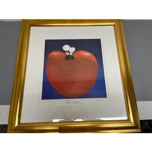 1344 - After Mackenzie Thorpe (British b.1956); 'In Love' ltd. ed. colour print, signed, titled and numbere... 