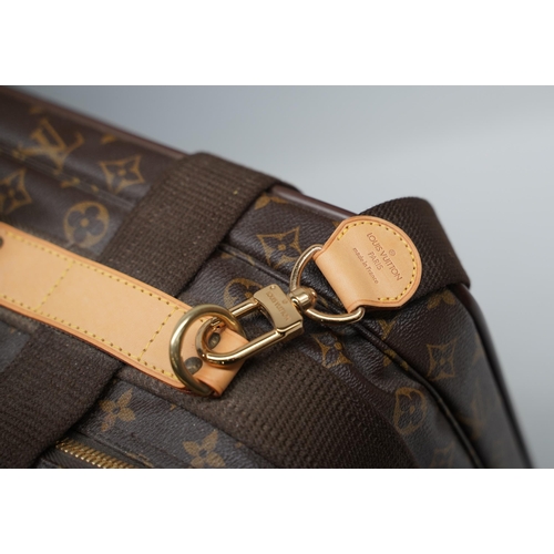 1422 - Louis Vuitton satellite suitcase in brown monogrammed canvas with leather trims, gold coloured hardw... 