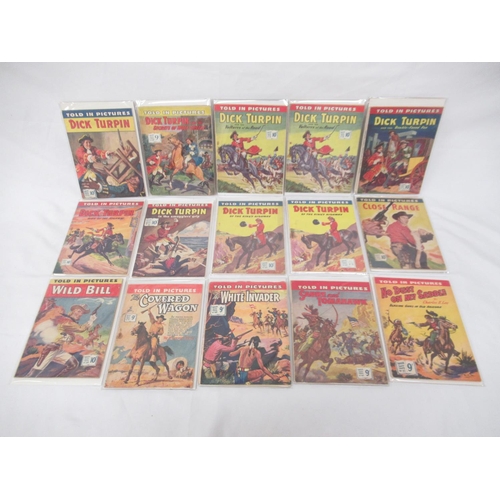 590 - Mixed collection of comics to inc. Told In Pictures, Commando, Thriller Picture Library, Battle, Wes... 