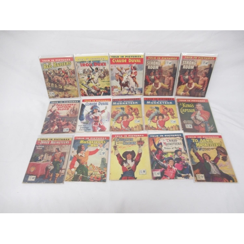 590 - Mixed collection of comics to inc. Told In Pictures, Commando, Thriller Picture Library, Battle, Wes... 