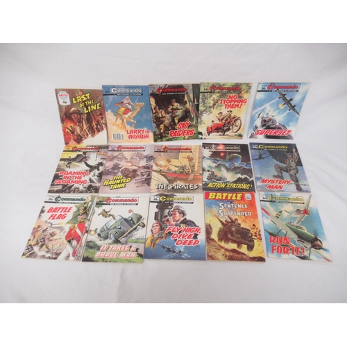 590 - Mixed collection of comics to inc. Told In Pictures, Commando, Thriller Picture Library, Battle, Wes... 