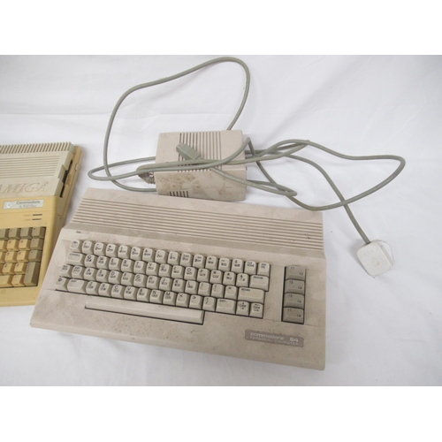 602 - Commodore Single Drive Floppy Disk Model 1541 (lacking power cable) Amiga Commodore A-500 Plus (lack... 