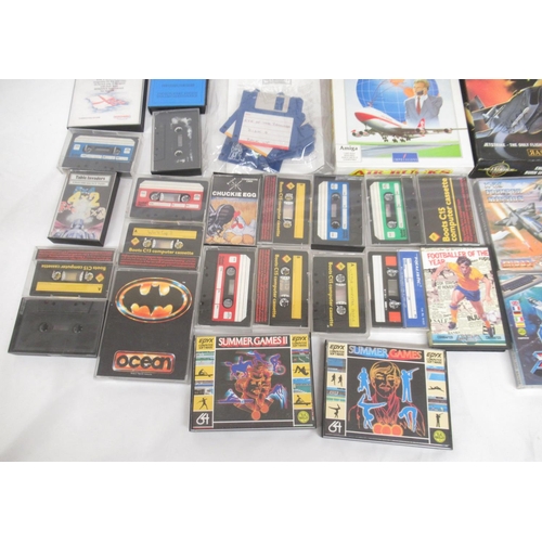 603 - Mixed collection of Amiga games & Commodore cassettes to inc. Dune II, Sid Meiers Railroad Tycoon, T... 