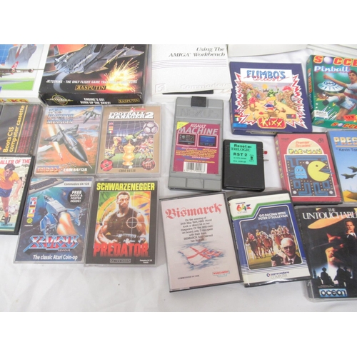 603 - Mixed collection of Amiga games & Commodore cassettes to inc. Dune II, Sid Meiers Railroad Tycoon, T... 