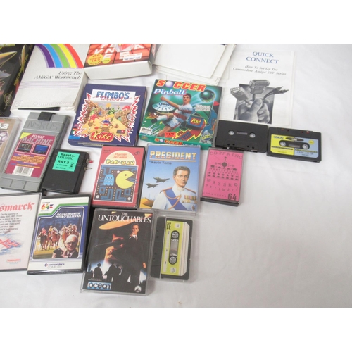 603 - Mixed collection of Amiga games & Commodore cassettes to inc. Dune II, Sid Meiers Railroad Tycoon, T... 