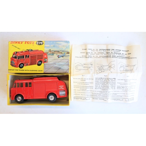 109 - Collection of vintage boxed diecast fire engine models from Corgi and Dinky to include Dinky 276 Air... 