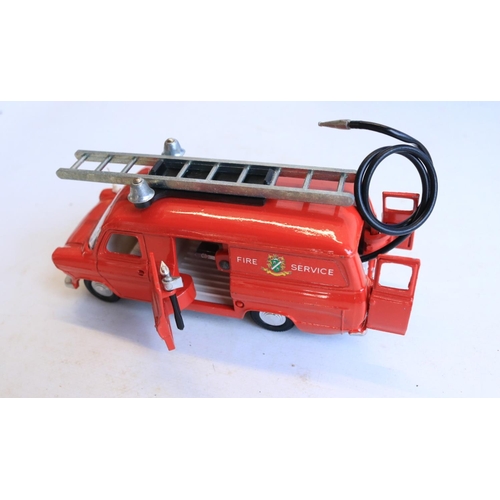 109 - Collection of vintage boxed diecast fire engine models from Corgi and Dinky to include Dinky 276 Air... 