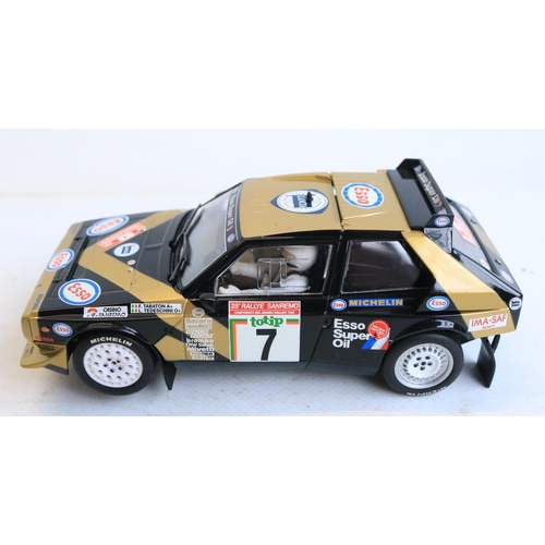 63 - Four 1/32 scale slot car models to include boxed Scalextric Club Ford Escort MKII 'Makinen-Liddon' N... 