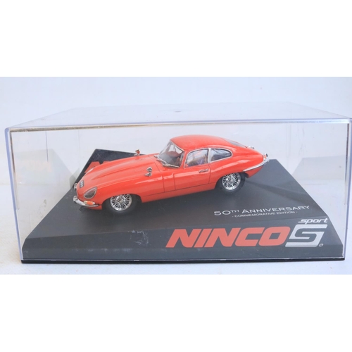 64 - Five 1/32 scale slot car models to include boxed Scalextric C3631 MGB No.21 MGCC BCV8 Championship, ... 