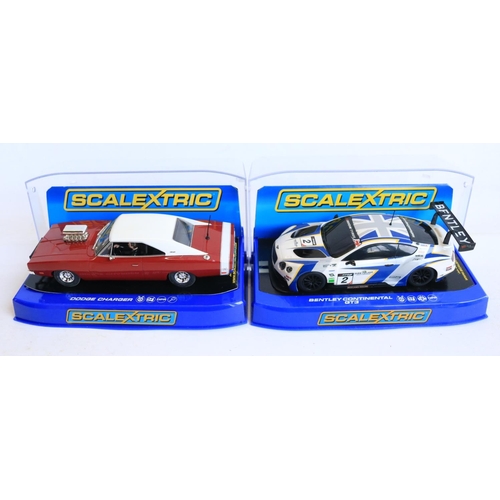 65 - Collection of 1/32 scale slot car models to include 4 boxed Scalextric examples including C3317 Dodg... 