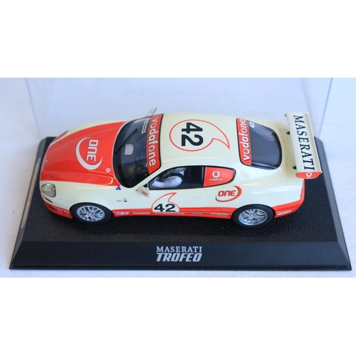 65 - Collection of 1/32 scale slot car models to include 4 boxed Scalextric examples including C3317 Dodg... 