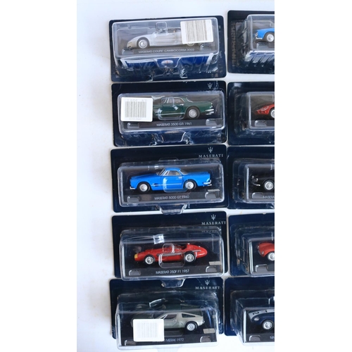 115 - Twenty six good quality 1/43 scale Maserati models to include 22 unopened/sealed, 2 opened but with ... 