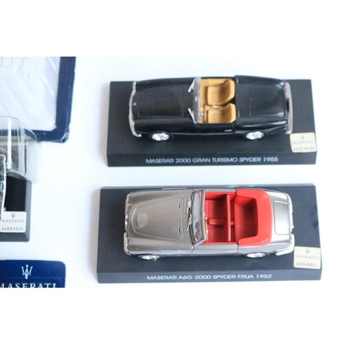 115 - Twenty six good quality 1/43 scale Maserati models to include 22 unopened/sealed, 2 opened but with ... 