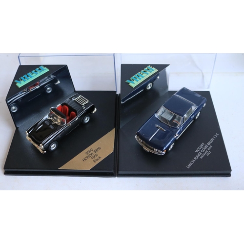 118 - Collection of diecast model sports cars and motorbikes, various scales and manufacturers to include ... 