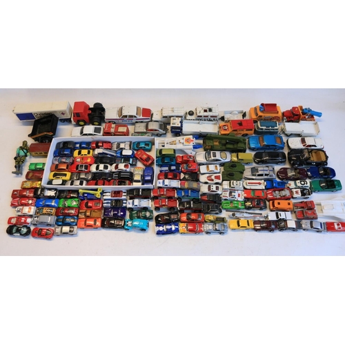 120 - Collection of unboxed mostly diecast model vehicles including vintage examples, various manufacturer... 