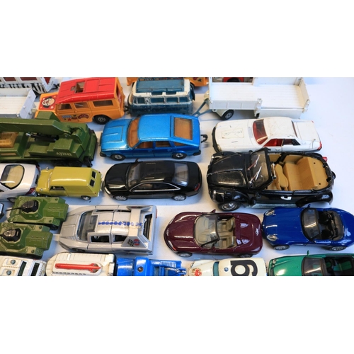 120 - Collection of unboxed mostly diecast model vehicles including vintage examples, various manufacturer... 