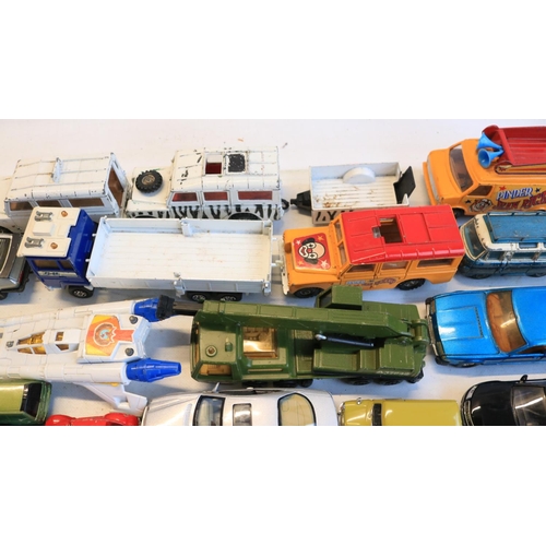 120 - Collection of unboxed mostly diecast model vehicles including vintage examples, various manufacturer... 