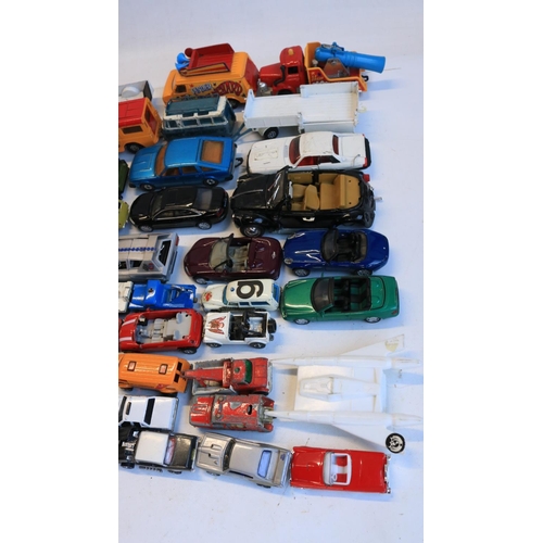 120 - Collection of unboxed mostly diecast model vehicles including vintage examples, various manufacturer... 