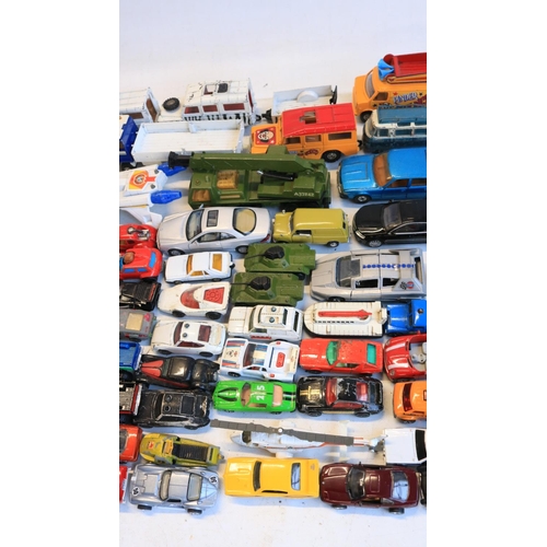 120 - Collection of unboxed mostly diecast model vehicles including vintage examples, various manufacturer... 