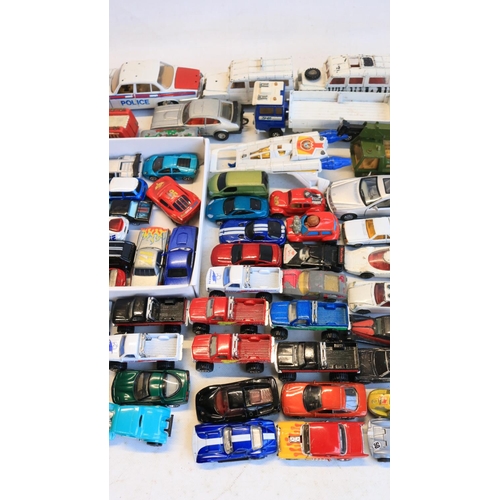 120 - Collection of unboxed mostly diecast model vehicles including vintage examples, various manufacturer... 