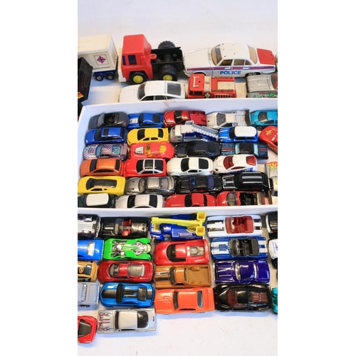 120 - Collection of unboxed mostly diecast model vehicles including vintage examples, various manufacturer... 