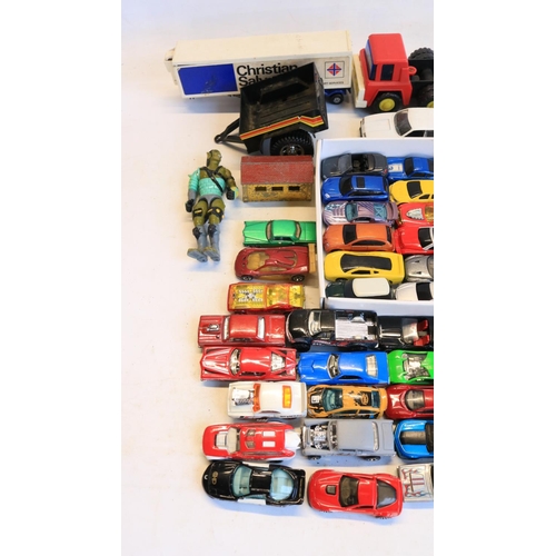 120 - Collection of unboxed mostly diecast model vehicles including vintage examples, various manufacturer... 