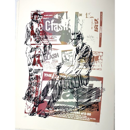 1336 - Robin Ross (British Contemporary), prints using The Clash imagery, inspired by the works of Ray Lowr... 