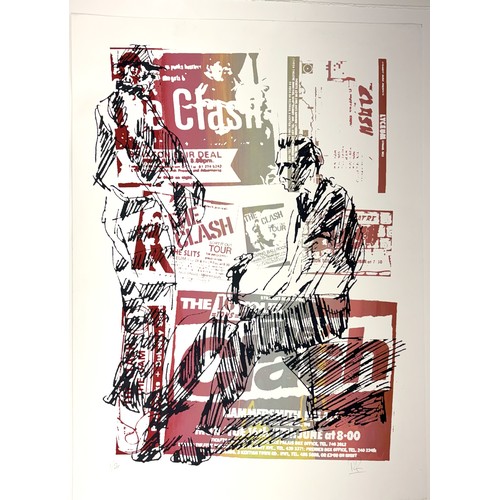 1337 - Robin Ross (British Contemporary), prints using The Clash imagery, inspired by the works of Ray Lowr... 