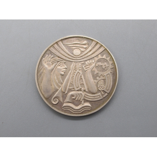 Iraq 1978 17th July Revolution Silver 1 Dinar medal