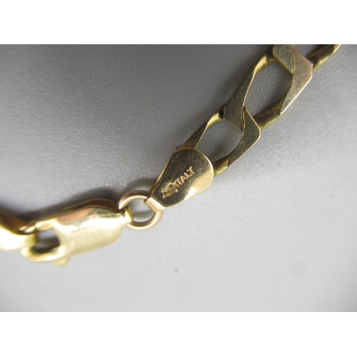 37 - 9ct yellow gold chain link necklace, stamped 375 and 9kt, 12.73g

Shipping £23.00 plus vat (UK Only)