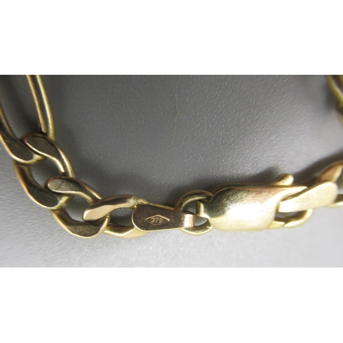 39 - 9ct yellow gold chain link necklace, stamped 375, 7.09g

Shipping £23.00 plus vat (UK Only)