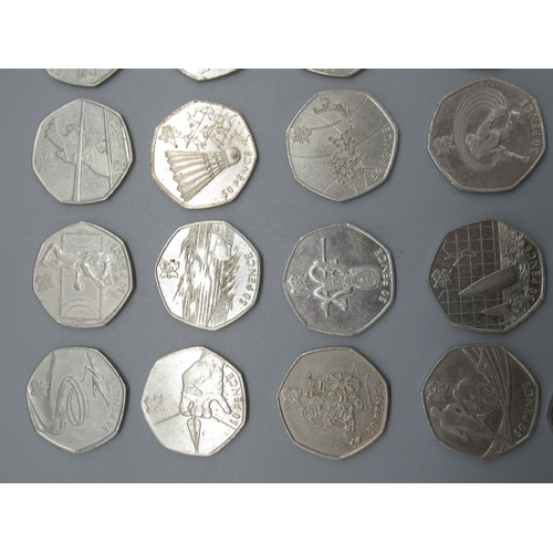 96 - Complete 29 set of 2011 Olympic 50ps

Shipping £23.00 plus vat (UK Only)