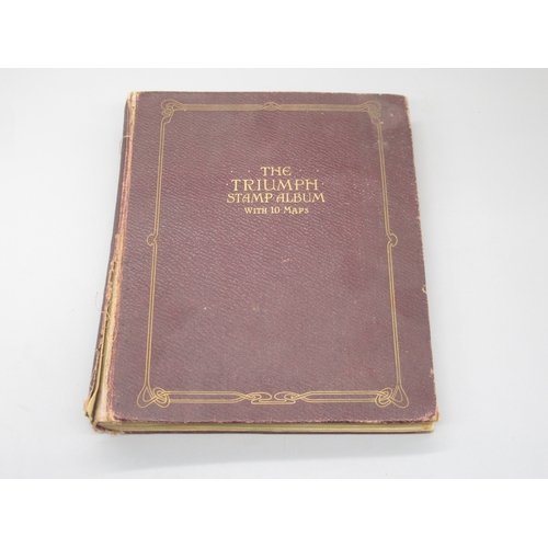 177 - The Triumph Stamp Album partially filled, cont. mixed international stamps

Shipping £33.00 plus vat... 