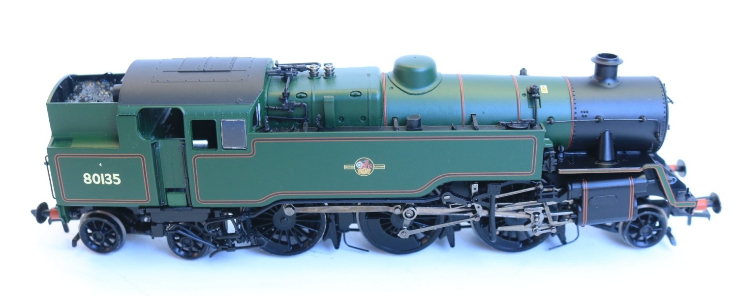 Bachmann OO gauge BR green late crest 32-353 Standard Class 4MT Tank ...