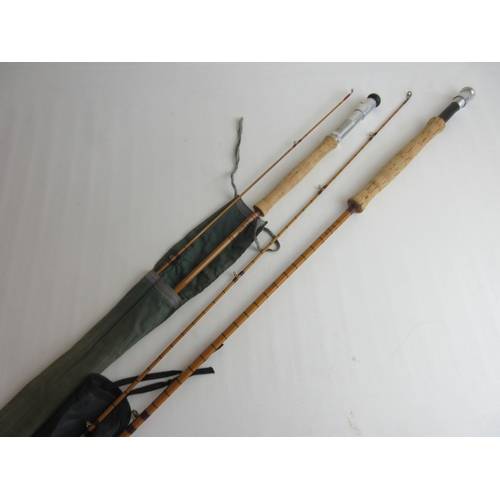 610 - Hardy Palakona 'The Pope' 10' split cane fly rod in two sections; Foreshaws of Liverpool 'Palace 5' ... 